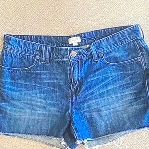LOFT Dark Blue Jean Shorts